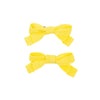 Heirlooms Twill Logo Mini Bow Clip Set - C1563XS