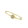 Twin Stars Gold Plated Initial Disc Bangle - BN0785B-GP