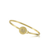 Twin Stars Gold Plated Initial Disc Bangle - BN0785B-GP