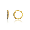 Twin Stars Medium Crystal Huggy Earring - ER6265B