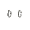 Twin Stars Tiny Clear Crystal Huggy Earring - ER4623B