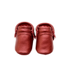 Mish Moccs Mulberry Leather Baby Moccasin