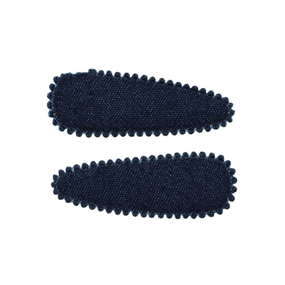 Heirlooms Denim Small Covered Snap Clip - C1564SCCS