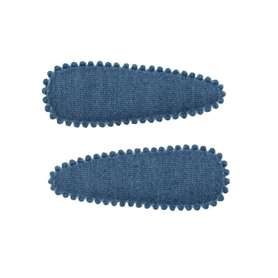 Heirlooms Denim Small Covered Snap Clip - C1564SCCS