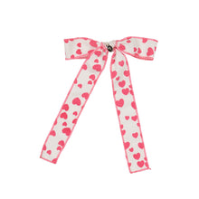  Dacee Scattered Hearts Bow Medium Clip - AM4309
