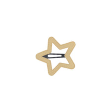  Dacee Stars Leather Topstitching Snap Clip - SP4240