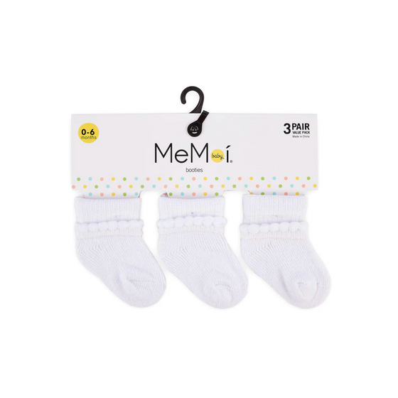 Memoi Baby Bootie Socks - MK 5080B