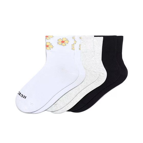 Hue 3 Pack Cotton Body Socks - U23315