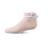 Memoi Crochet Bow Anklet Winter White - MKF 6135