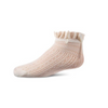 Memoi Crochet Bow Anklet Winter White - MKF 6135