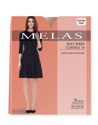  Melas Silky Sheer 18 Den CT Pantyhose - AS 622