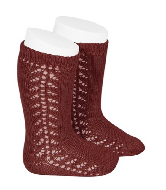 Condor Side Crochet Knee High Sock - 2592/2