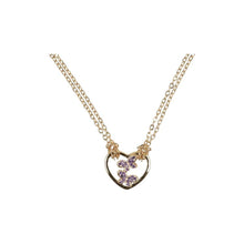  Tilyon Butterfly Heart Necklace - NK 4092