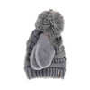 C.C Knit Pom Hat & Mitten Set - BABYSET2