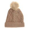 C.C Kids Fur Pom Pom Beanie - KIDS28