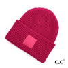 C.C Rubber Patch Beanie - HAT7007