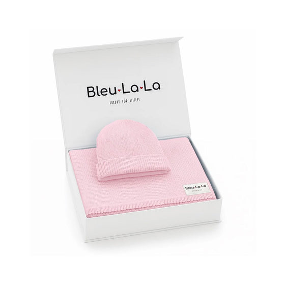 Bleu La La Organic Cotton Baby Blanket Set
