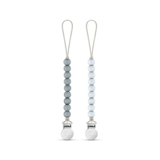 Bleu La La Lulababe 2 Pack Pacifier Clips