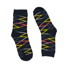  Blinq Collection Multi Color Zig Zag Sock - 942