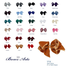  Bows Arts Velvet Bow Clips