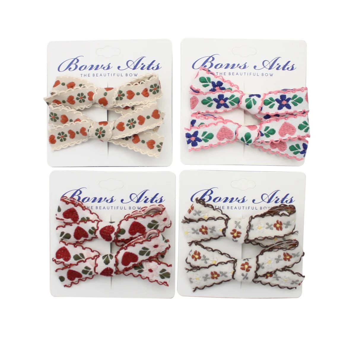 Small Rustic Bows Bows Arts Rustic Cottage Bow Clip – Little Toes