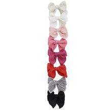  Bows Arts Tweed Fabric Long Tail Bow