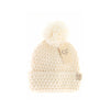 C.C Kids Bee Stitch Knit Pom Pom Beanie - KIDS3841