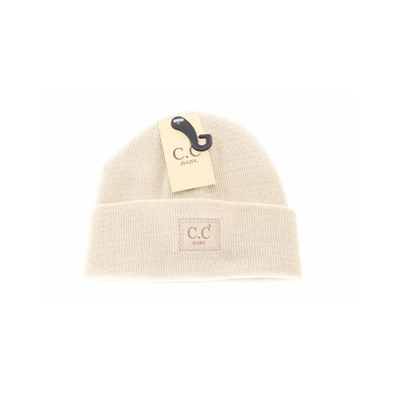 C.C Baby Classic Oversized Logo Beanie - BABYHTM1