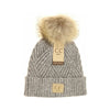 C.C Kids Patch Heathered Beanie - Kids2060