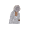C.C Pearl Embellished Pom Beanie - HAT4008
