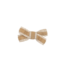  Dacee Ruffle Velvet Bow Mini Clip - MN4456