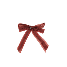  Dacee Winter Organza Medium Bow Clip - AM4455