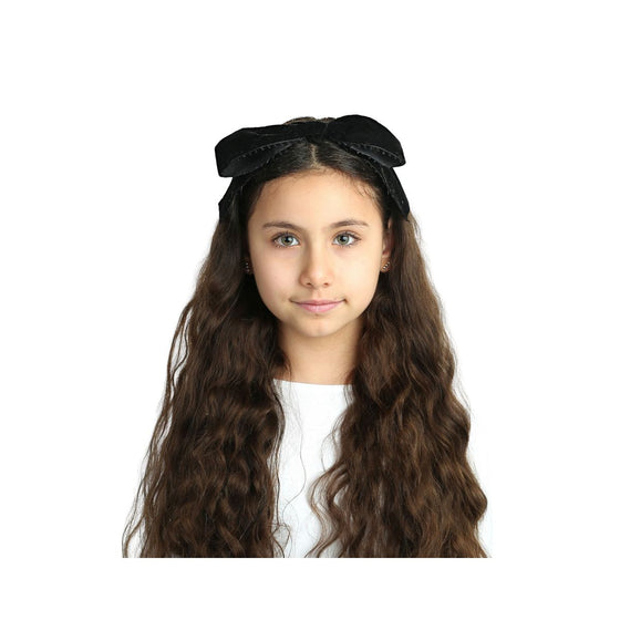 Dacee Picot Velvet Bow Headband - C4447