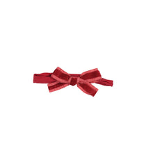  Dacee Ruffle Velvet Bow Newborn Baby Headband - Baby4457