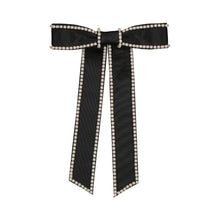  Dacee Rhinestone Trim Large Bow Clip - AL4478