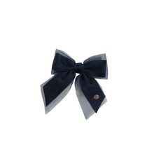  Dacee Organza Velvet Pleated Medium Bow Clip - AM4468