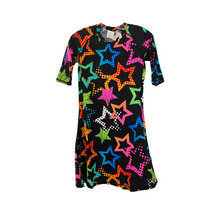  Dacee Neon Star Swim Dress