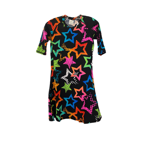 Dacee Neon Star Swim Dress