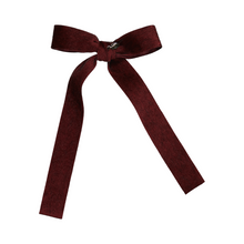  DaCée Designs Fur Ribbon Large Bow Clip - AL3068