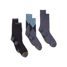  Goldtoe Men's Cotton Argyle 3pk Sock - GM 310