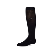  Memoi Fancy Logo Bow Knee High - MKF 7214