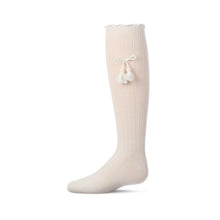 Memoi Girls Tassle Bow Knee High - MKF 7217