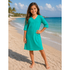 Sarah Feldman Girls V-neck Swim Dress