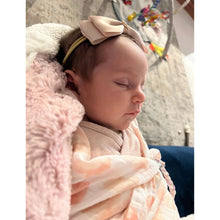  Project 6 NY Heather Satin Newborn Bow