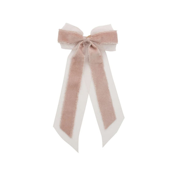 Project 6 NY Primrose Princess Long Tail Bow Clip