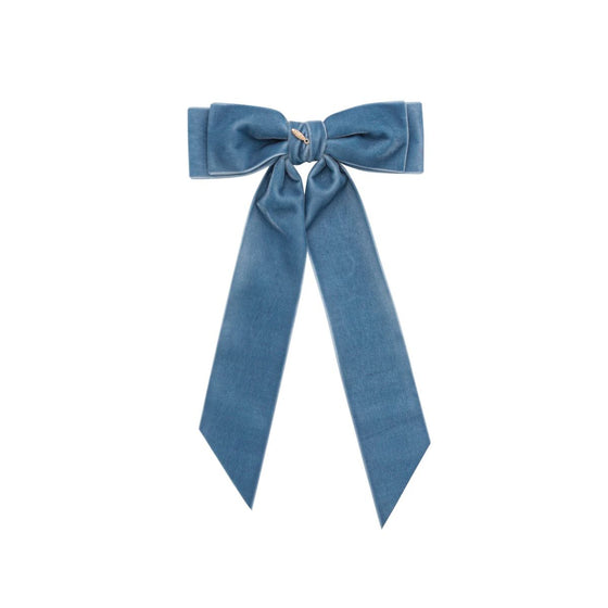 Project 6 NY Madeline Velvet Long Tail Bow Clip