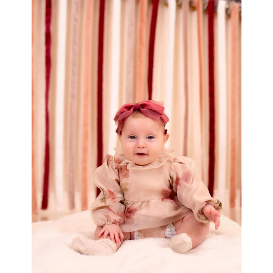 Project 6 Primrose Bow Wrap Headband