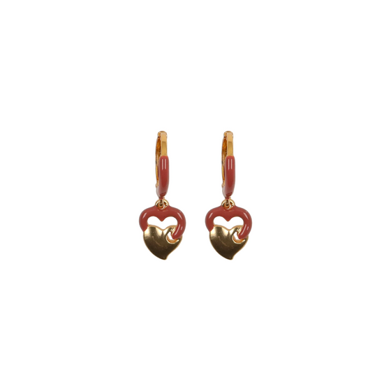 Tilyon Interlocking Heart Earrings - ER 3041/42