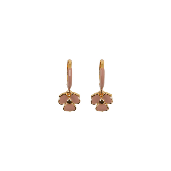 Tilyon Three Petal Enamel Flower Earrings - ER 3050/51
