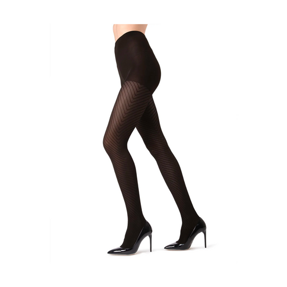 Memoi Ladies Chevron Tights - MO 316